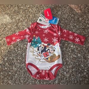 PatPat Minnie Mouse Long Sleeve Onesie sz 0-3 Months